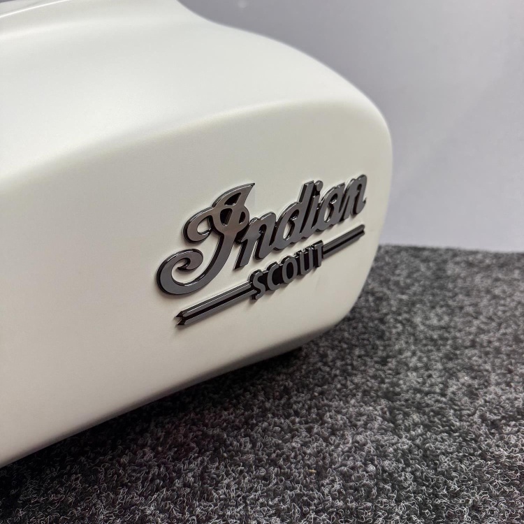 Indian Scout Fuel Tank In Matt White